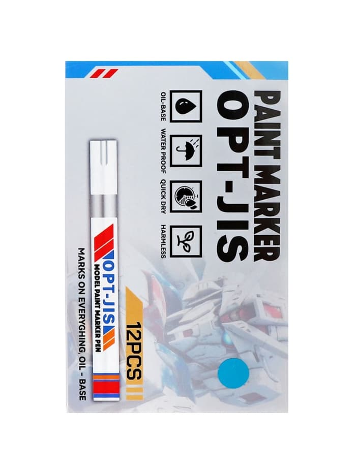 Маркер-краска Calligrata, лаковый, синий, узел 4 мм, ширина линии 2.5 мм