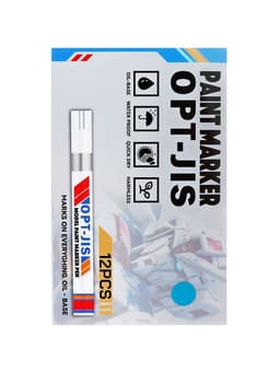 Маркер-краска Calligrata, лаковый, синий, узел 4 мм, ширина линии 2.5 мм