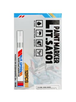 Маркер-краска Calligrata, лаковый, синий, узел 4 мм, ширина линии 2.5 мм