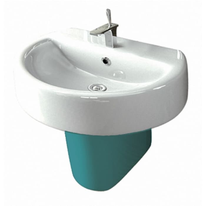 Полупьедестал SANITA LUXE Best Color Sea, морская волна