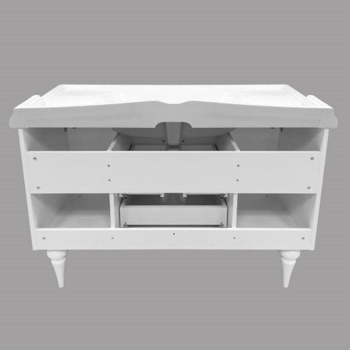 Тумба Comforty с раковиной Монако 120, цвет белый