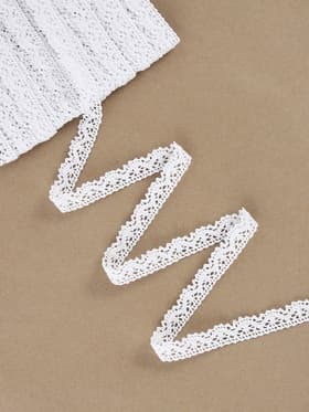 Кружево вязаное Арт Узор, 14 мм, 15±1 м, белое