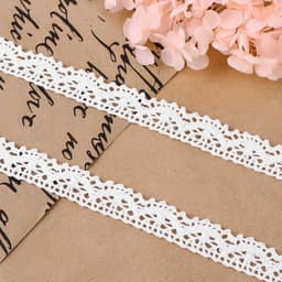 Кружево вязаное Арт Узор, 14 мм, 15±1 м, белое