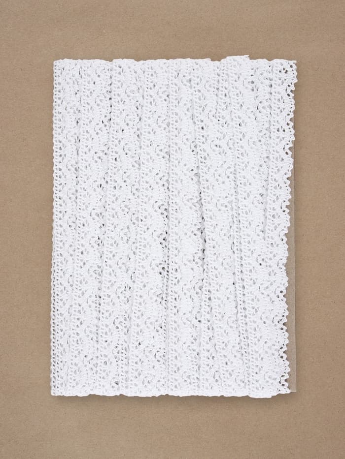 Кружево вязаное Арт Узор, 14 мм, 15±1 м, белое