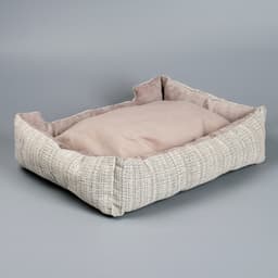 Лежанка-диван, 53×42×11 см, с двусторонней подушкой, цвет МИКС