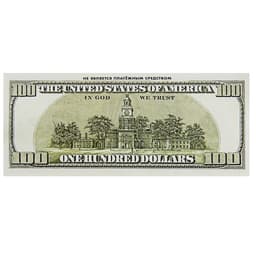 Пачка купюр для выкупа на свадьбу «100$», набор 80 шт., 15×6 см