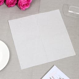 Салфетки бумажные, 24×24 см, 100 шт., белые