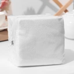 Салфетки бумажные, 24×24 см, 100 шт., белые