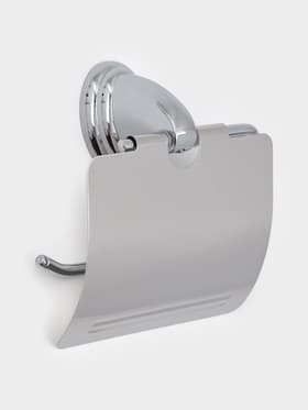 Держатель для туалетной бумаги с крышкой Accoona A11105, хром