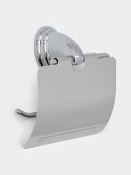 Держатель для туалетной бумаги с крышкой Accoona A11105, хром