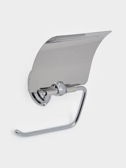 Держатель для туалетной бумаги с крышкой Accoona A11105, хром