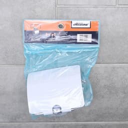 Держатель для туалетной бумаги с крышкой Accoona A11105, хром