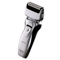 Электробритва Panasonic ES-RW30S, 2 головки, бритьё влажное/сухое, триммер, от АКБ, серебристая