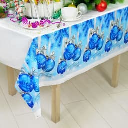 Скатерть одноразовая «Счастья в Новом Году!», 182×137 см