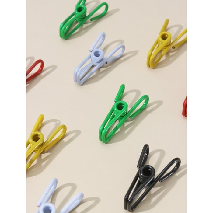 Прищепки для белья Доляна, 5.5×2.9×1.9 см, 10 шт., МИКС