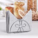 Салфетница Доляна «Цветок»,13×6×7.5 см, серебряная