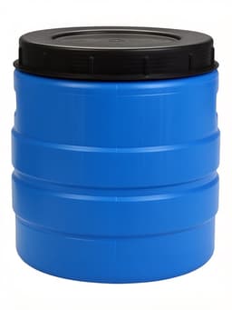 Бочка для воды пластиковая, с крышкой, 24 л, МИКС