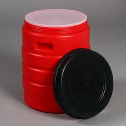 Бочка пищевая, 30 л, горловина 27 см, пластиковая, с крышкой, МИКС