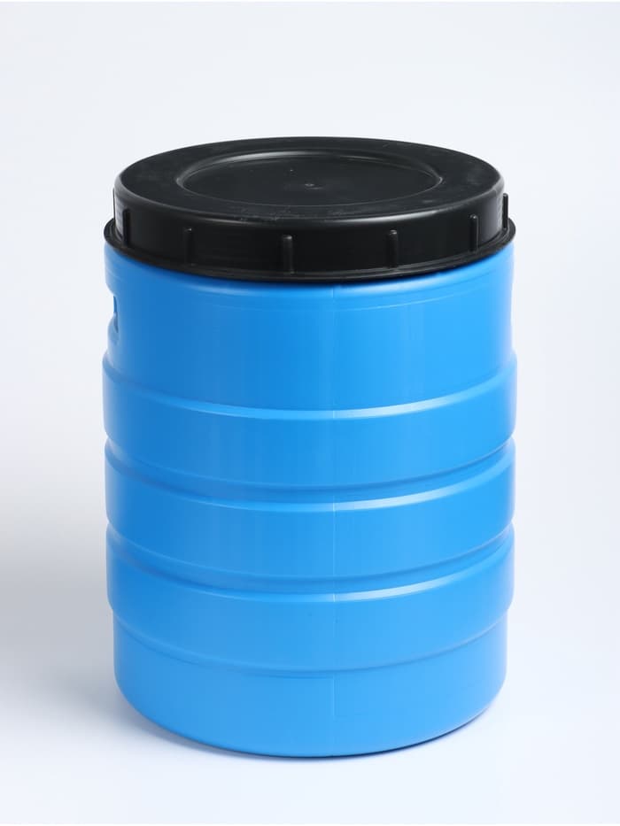 Бочка для воды пластиковая, с крышкой, 30 л, МИКС