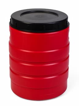 Бочка пищевая, 30 л, горловина 27 см, пластиковая, с крышкой, МИКС