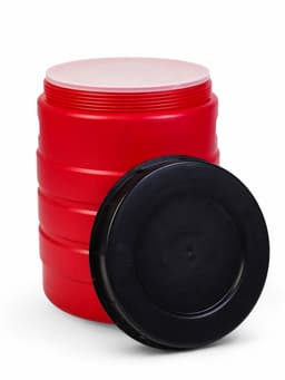 Бочка пищевая, 30 л, горловина 27 см, пластиковая, с крышкой, МИКС