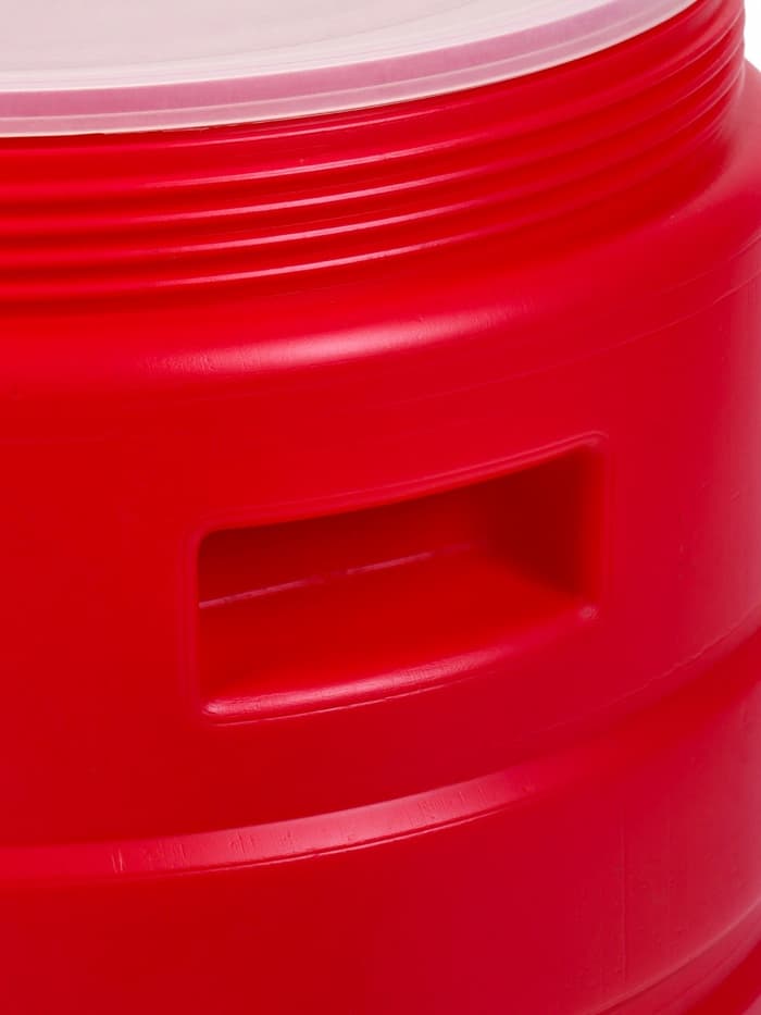 Бочка пищевая, 30 л, горловина 27 см, пластиковая, с крышкой, МИКС