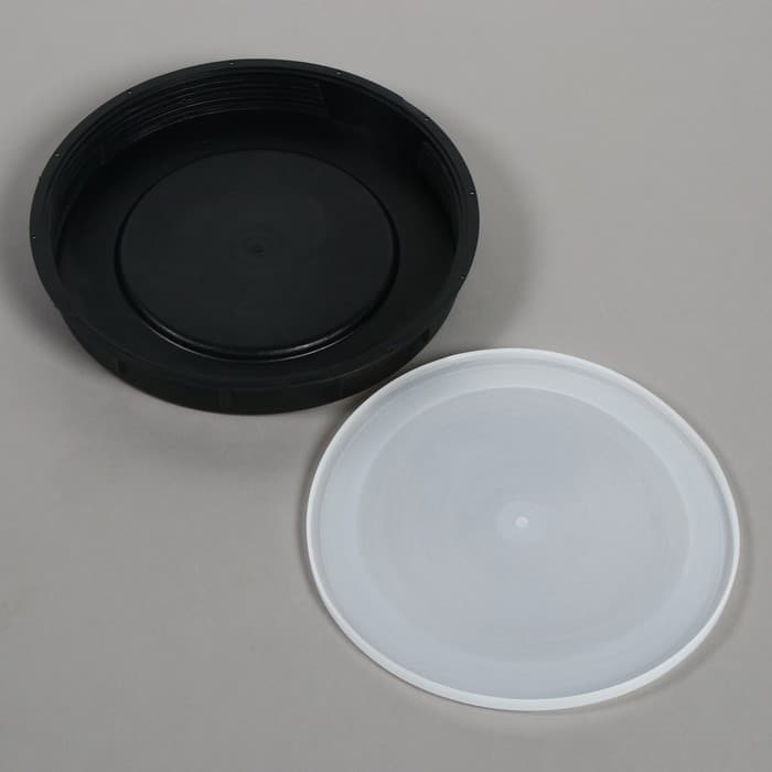 Бочка пищевая, 35 л, горловина 27 см, пластиковая, с крышкой, МИКС