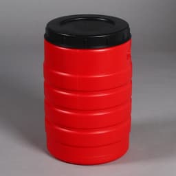 Бочка пищевая, 35 л, горловина 27 см, пластиковая, с крышкой, МИКС