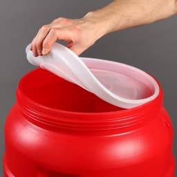 Бочка пищевая, 45 л, горловина 29 см, пластиковая, с крышкой, МИКС