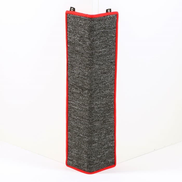 Когтеточка угловая, 67×14 см, большая, с пропиткой, цвет МИКС