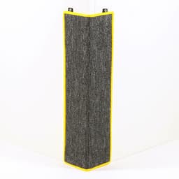 Когтеточка угловая, 67×14 см, большая, с пропиткой, цвет МИКС