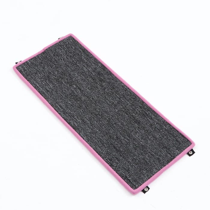 Когтеточка угловая, 67×14 см, большая, с пропиткой, цвет МИКС