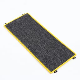 Когтеточка угловая, 67×14 см, большая, с пропиткой, цвет МИКС