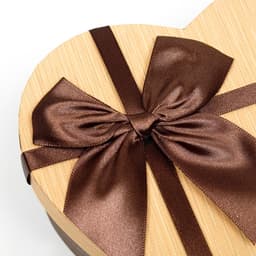 Набор подарочных коробок 3 в 1 «Сердце», с бантом, коричневый, 22×20×9 - 16×14×6 см