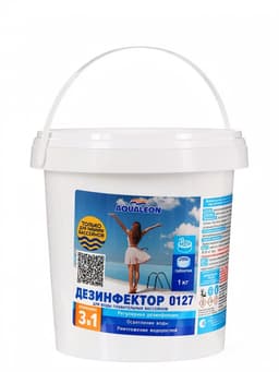 Медленный стабилизированный хлор Aqualeon комплексный таб. 200 г, 1 кг
