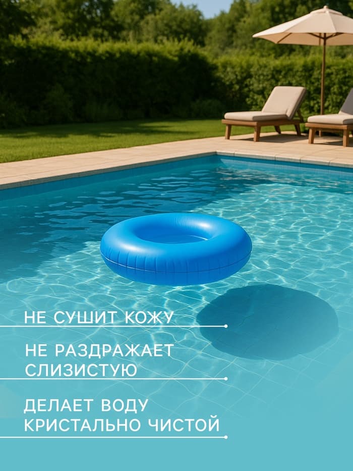 Медленный стабилизированный хлор Aqualeon, таблетки по 200 г, 1 кг