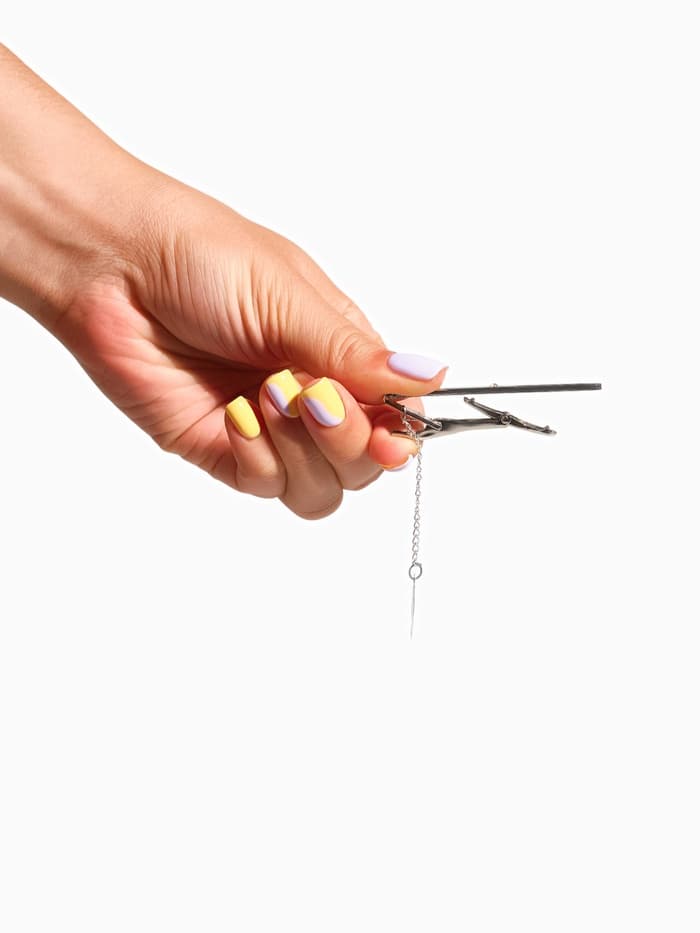 Набор мужской медный «Запонки + Зажим для галстука», круг с гравировкой, чёрно-белый в серебре