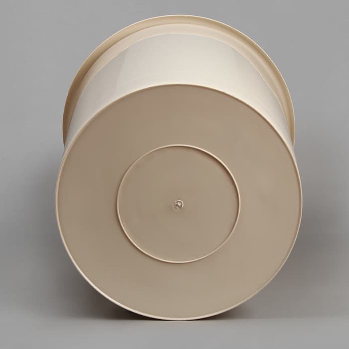 Бак хозяйственно - бытовой, 100 л, пластиковый, с крышкой, бежевый