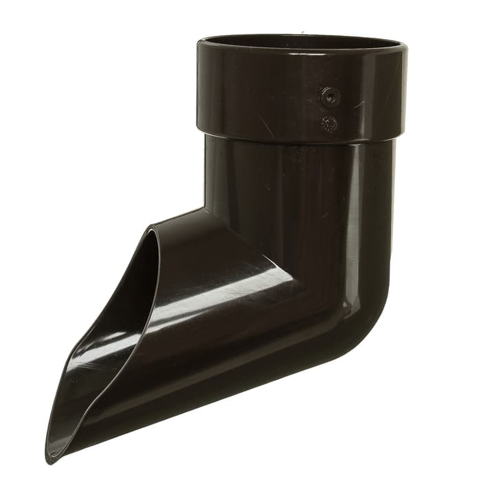 Наконечник для водосточной трубы DÖCKE LUX, цвет шоколад