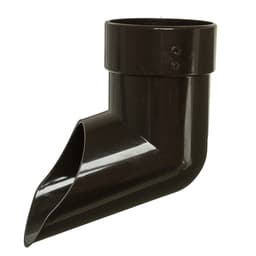 Наконечник для водосточной трубы DÖCKE LUX, цвет шоколад