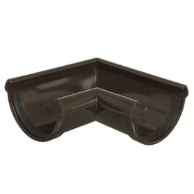 Угловой элемент желоба DÖCKE LUX, 90°, цвет шоколад