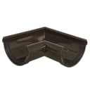 Угловой элемент желоба DÖCKE LUX, 90°, цвет шоколад