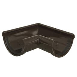 Угловой элемент желоба DÖCKE LUX, 90°, цвет шоколад