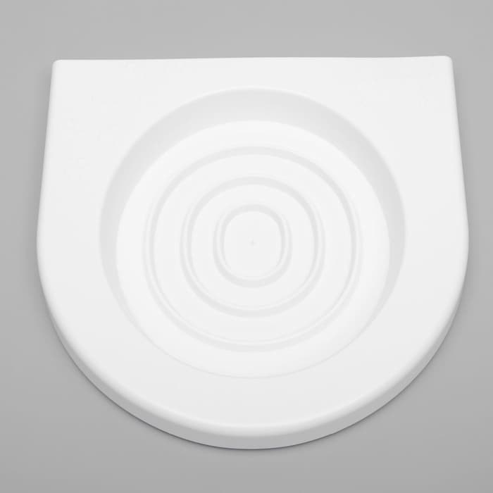 Туалет для приучения кошек к унитазу 39.2×38.7×3 см, белый