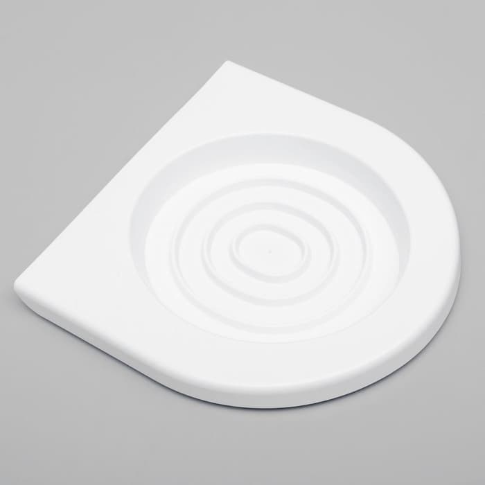 Туалет для приучения кошек к унитазу 39.2×38.7×3 см, белый