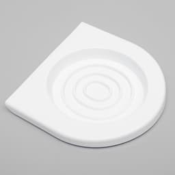 Туалет для приучения кошек к унитазу 39.2×38.7×3 см, белый