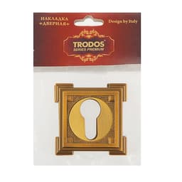 Накладка на цилиндровый механизм TRODOS Premium ET19 CF, цвет кофе