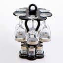 Мини-бар «Изящный», 12 предметов, бокал 240 мл, стопка 50 мл, гравировка, стекло, прозрачный, золотистый