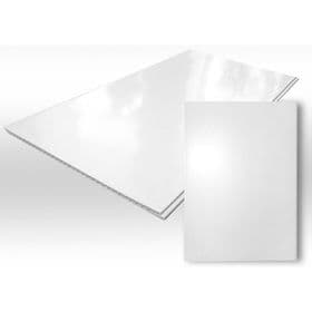 Стеновая панель ПВХ, 2700×250 мм, цвет белый матовый