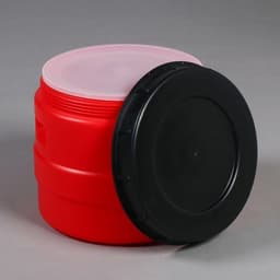 Бочка пищевая, 18 л, горловина 27 см, пластиковая, с крышкой, МИКС